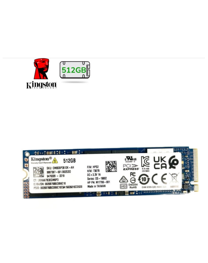 Kingston SSD M.2 512 GB