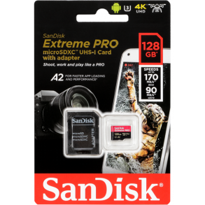 Sandisk EXTREME PRO 128  GB MicroSDXC